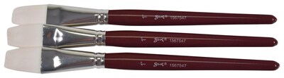 Foto 2 | Brochas Sax Optimium White Taklon, Mango Corto Y Plano, 2,54 Cm, 3p - Venta Internacional.
