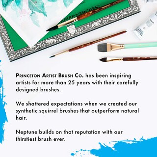 Foto 7 | Pincel Para Acuarela Princeton Artist Neptune #1 Script Li - Venta Internacional.