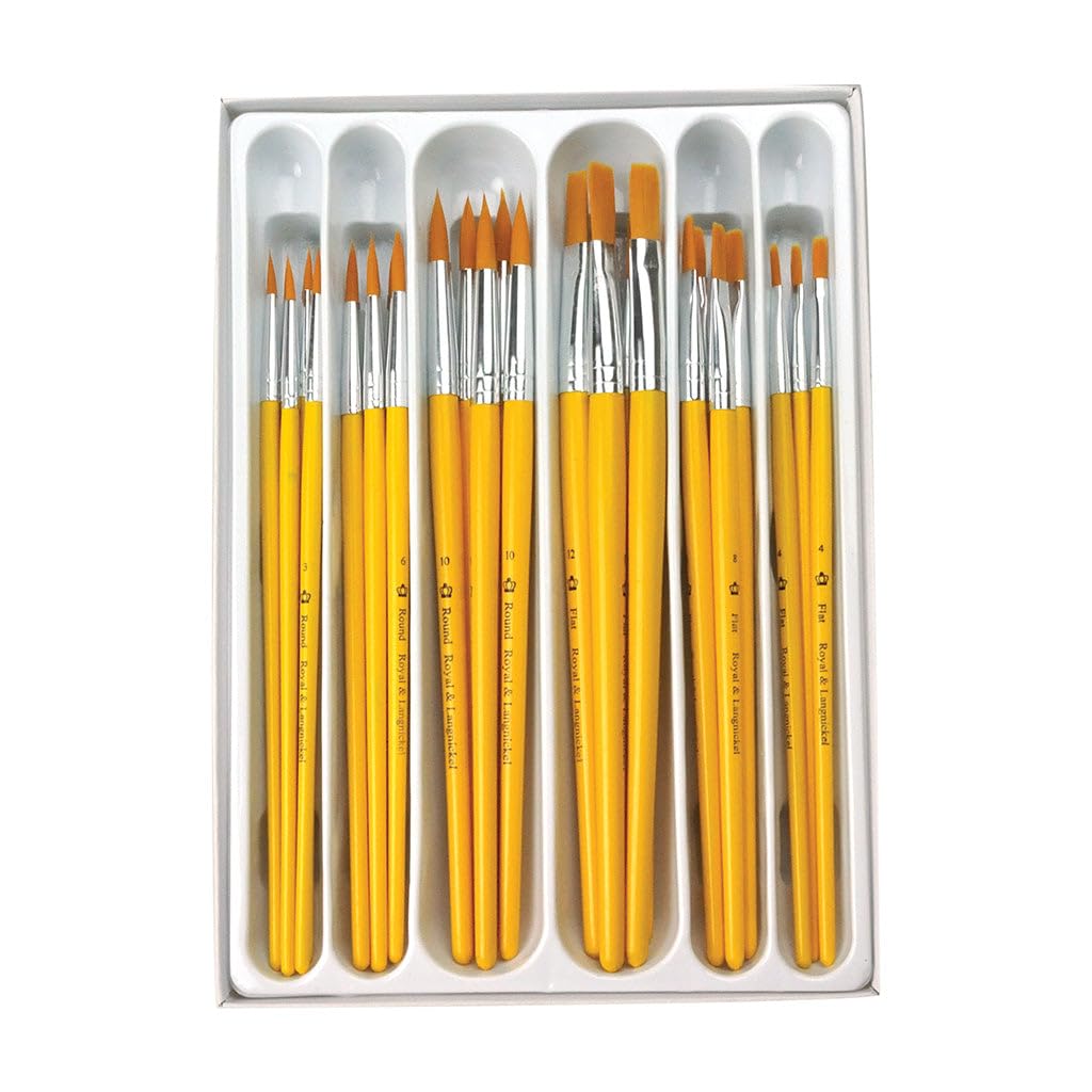 Foto 2 pulgar | Pinceles Royal & Langnickel Taklon Hair Class 30 Piezas  - Venta Internacional