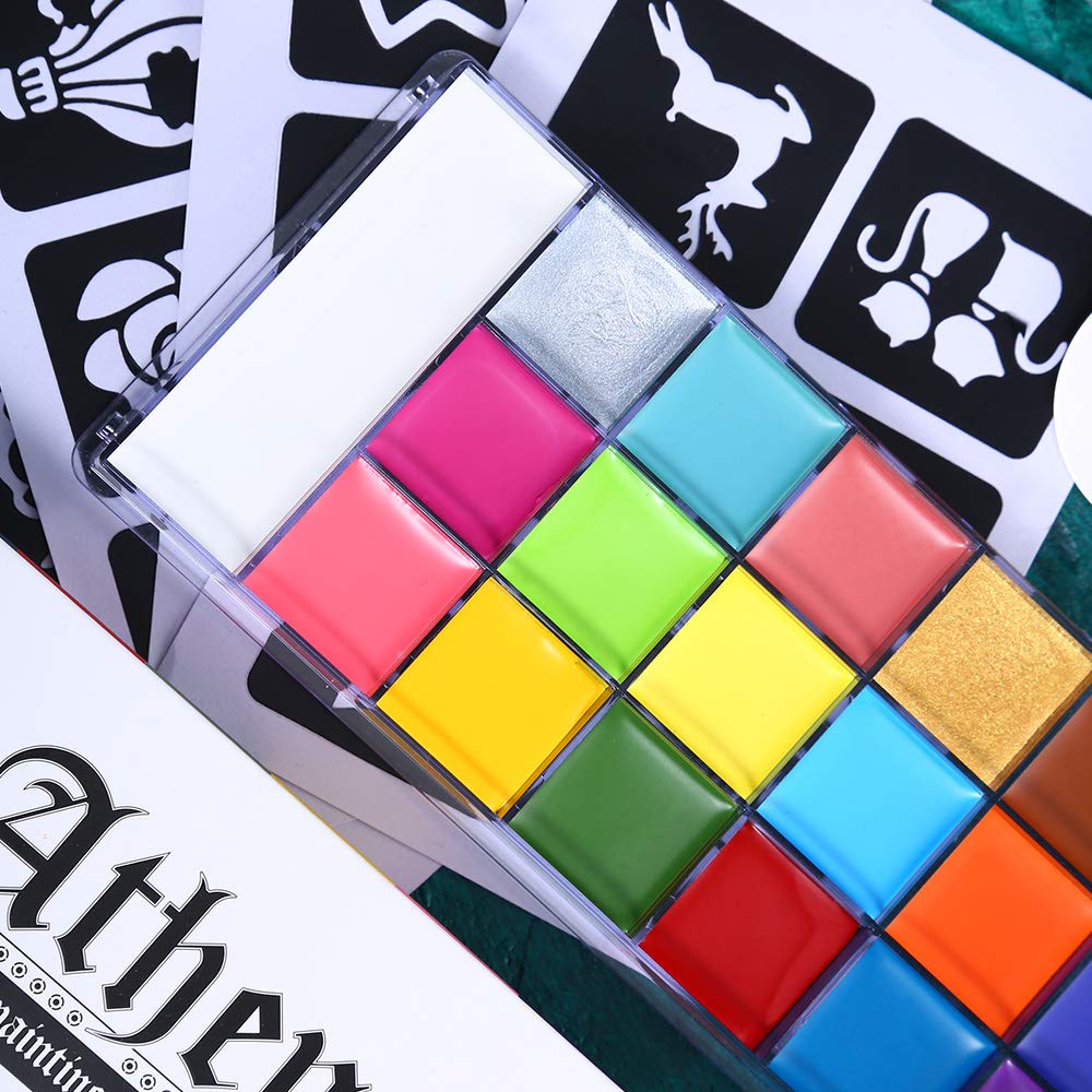 Foto 7 | Set De Maquillaje Al Óleo Para Rostro Y Cuerpo Ucanbe Athena  20 Colores Con Acc - Venta Internacional.