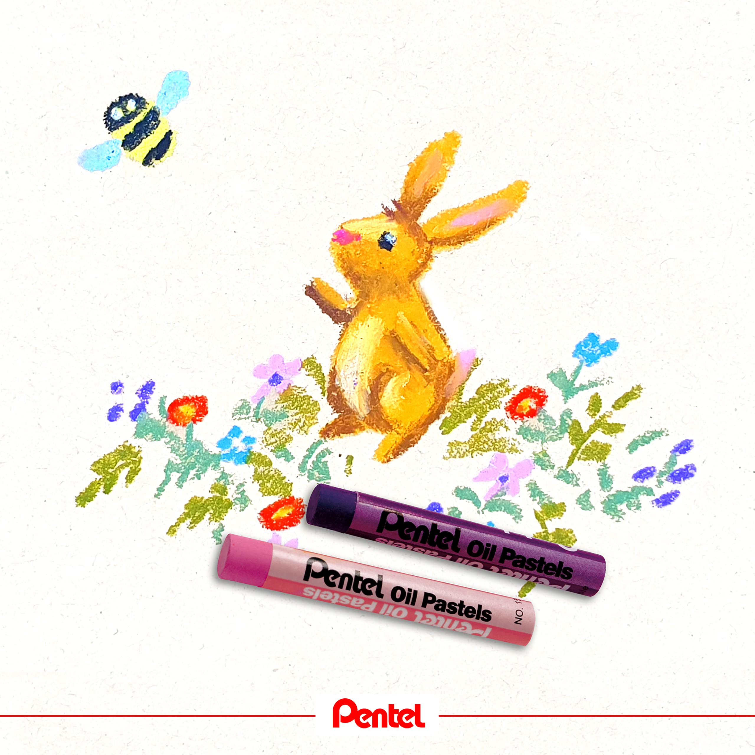 Foto 5 | Pasteles Al Óleo Pentel Arts, 25 Barras, Varios Colores - Venta Internacional.