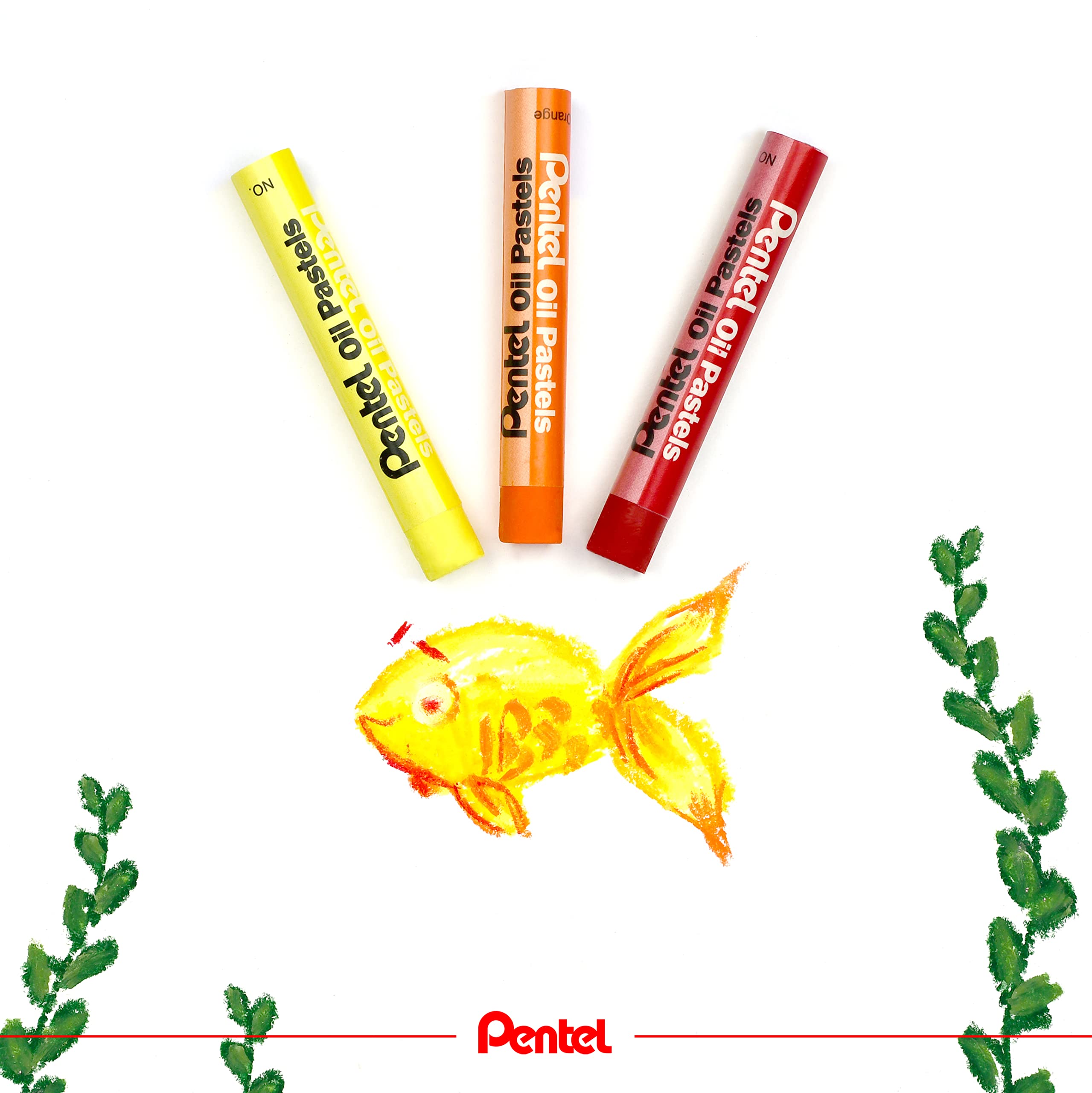 Foto 7 | Pasteles Al Óleo Pentel Arts, 25 Barras, Varios Colores - Venta Internacional.