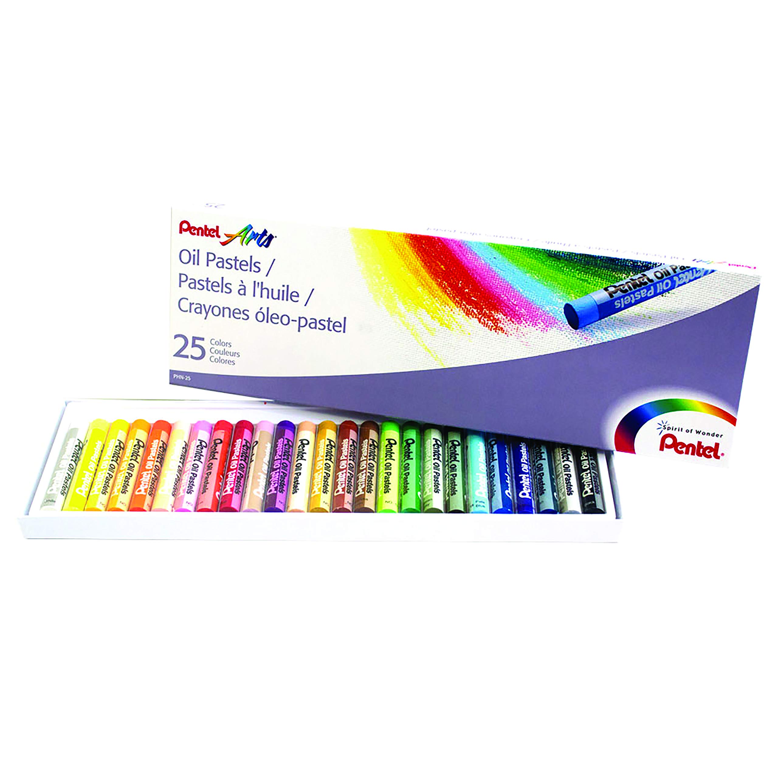Foto 2 pulgar | Set De Pastel Al Óleo Pentel Arts Phn-25, Colores Surtidos, 25 Unidades - Venta Internacional.