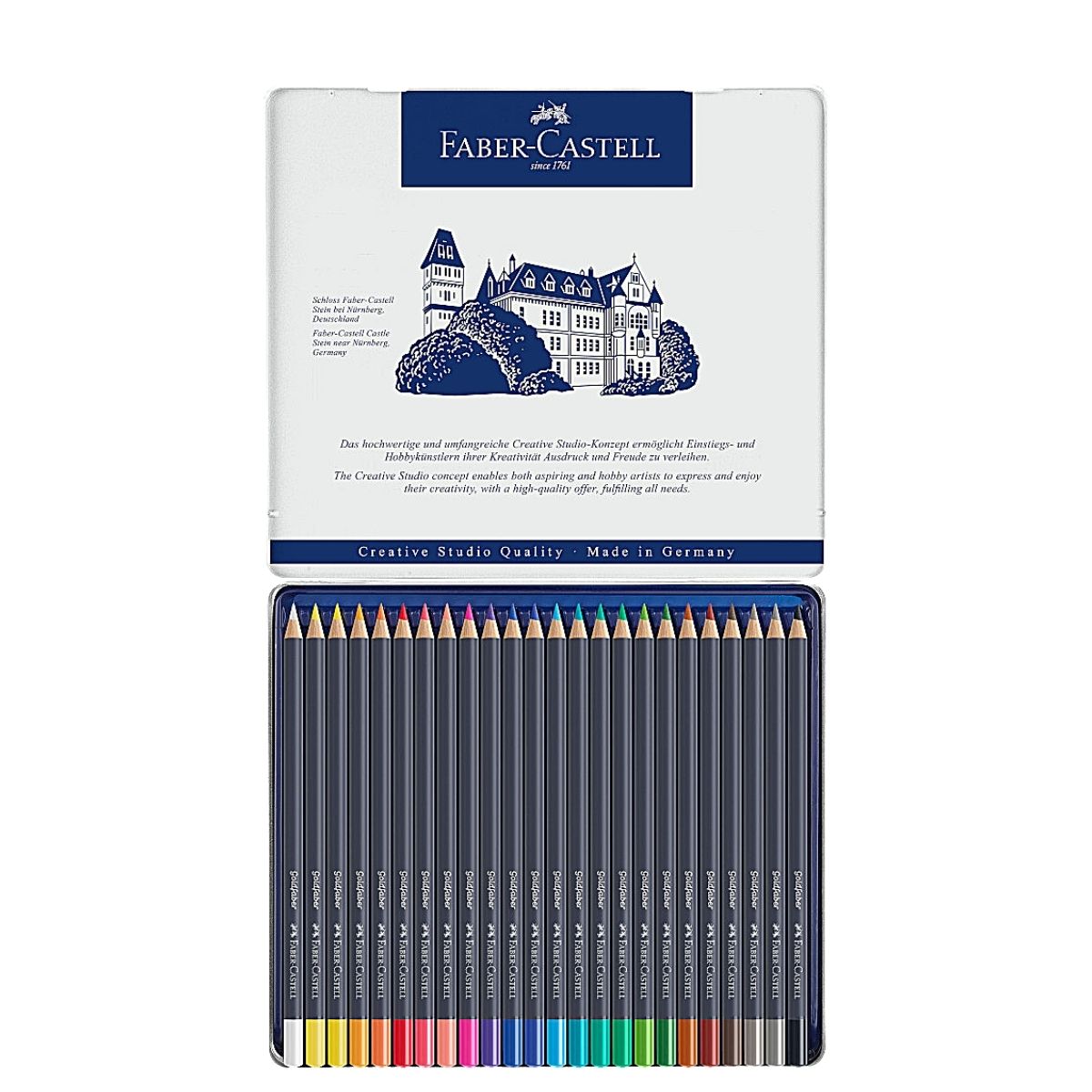 Foto 3 pulgar | Lápices de Colores Profesionales Faber Castell Goldfaber 24 Pz