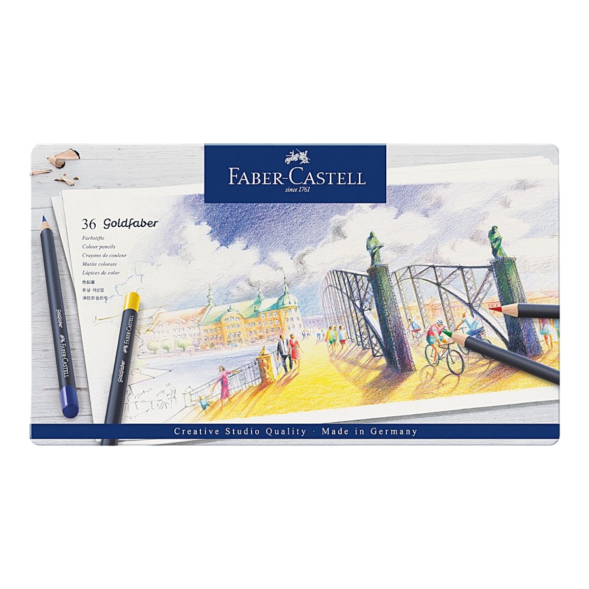 Lápices de Colores Profesionales Faber Castell Goldfaber 36 Pz