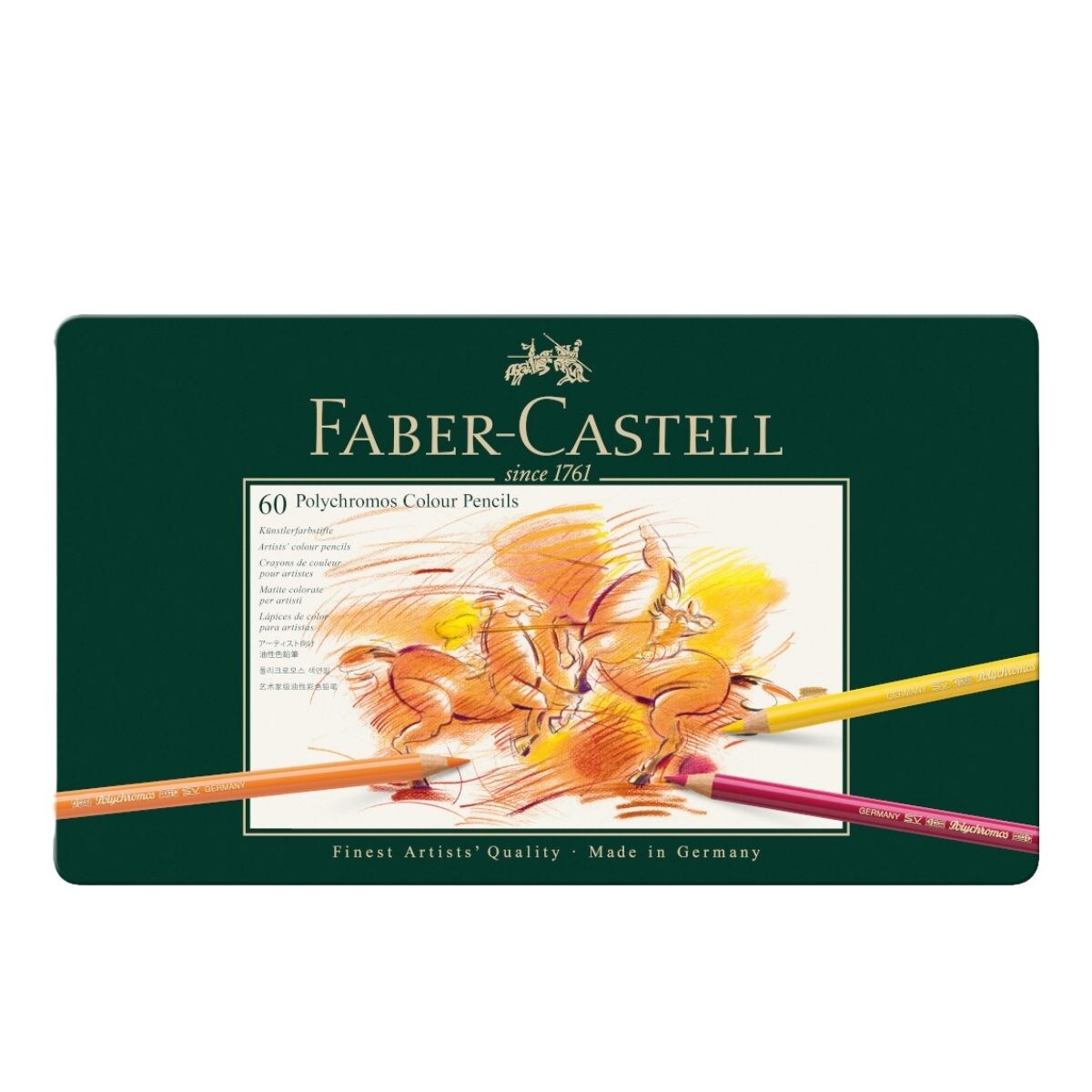 Lapices De Colores Profesionales Faber Castell  Polychromos 60 PZAS $6,240