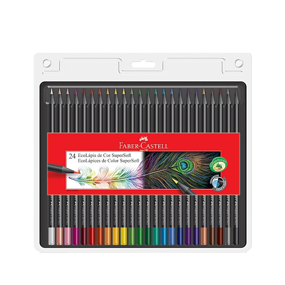 Foto 2 pulgar | Lápices de Colores Profesionales Faber Castell Super Soft 24 Pz