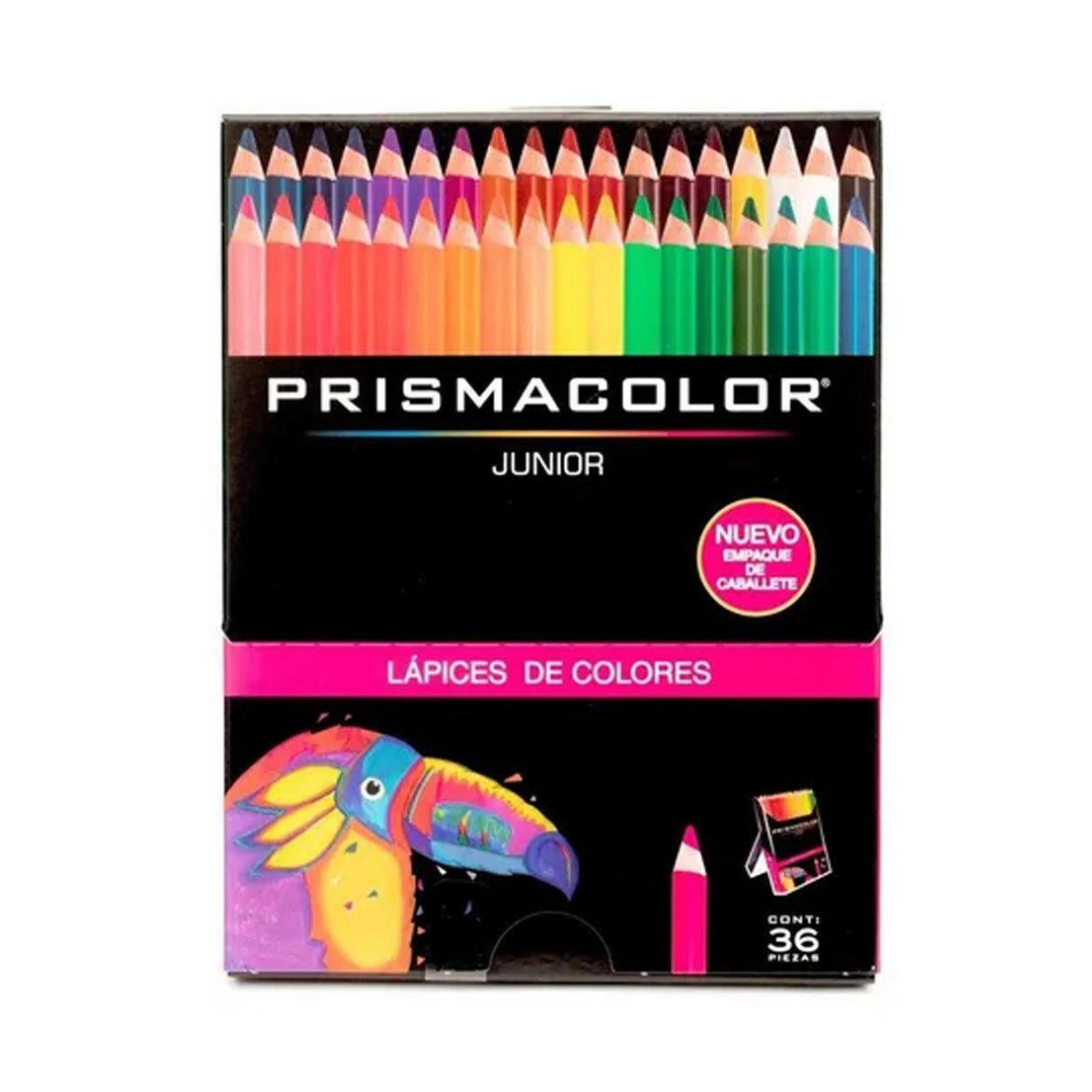 Lápices de Colores Profesionales Prismacolor Junior con 36 Colores