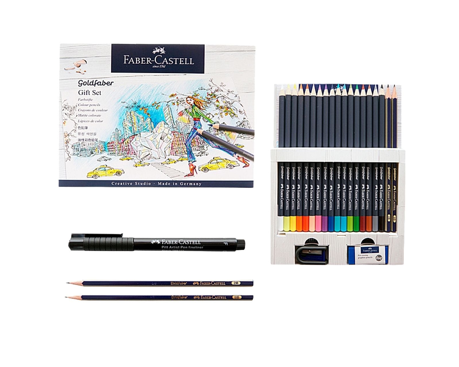 Set de Regalo con Lápices de Colores Faber Castell Goldfaber Premium Multicolor $2,432