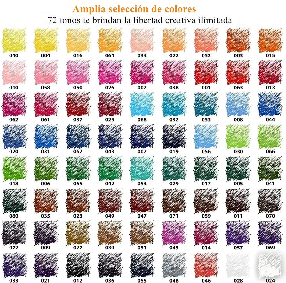 Foto 3 | Set de 96 Lápices de Dibujo Malubero de Colores Profesional/ Escolar