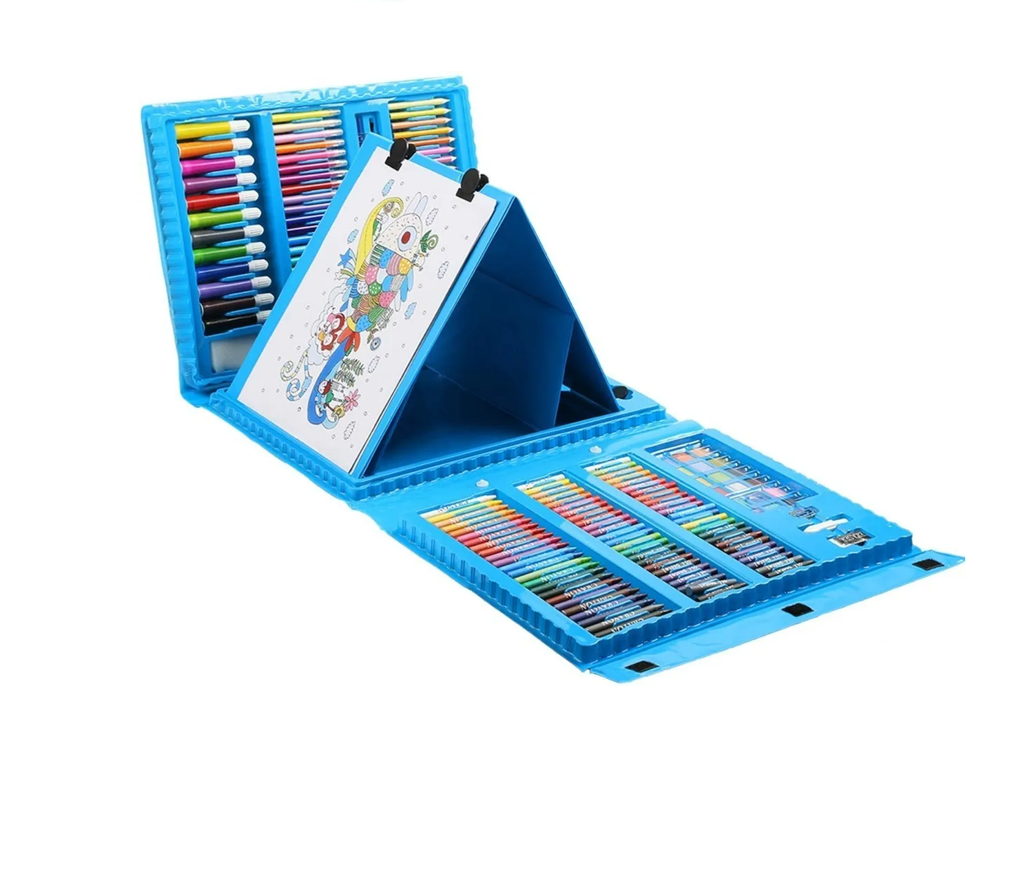 Set 208 Lápices para Dibujo Malubero de Colores Plumas de Acuarela Crayón