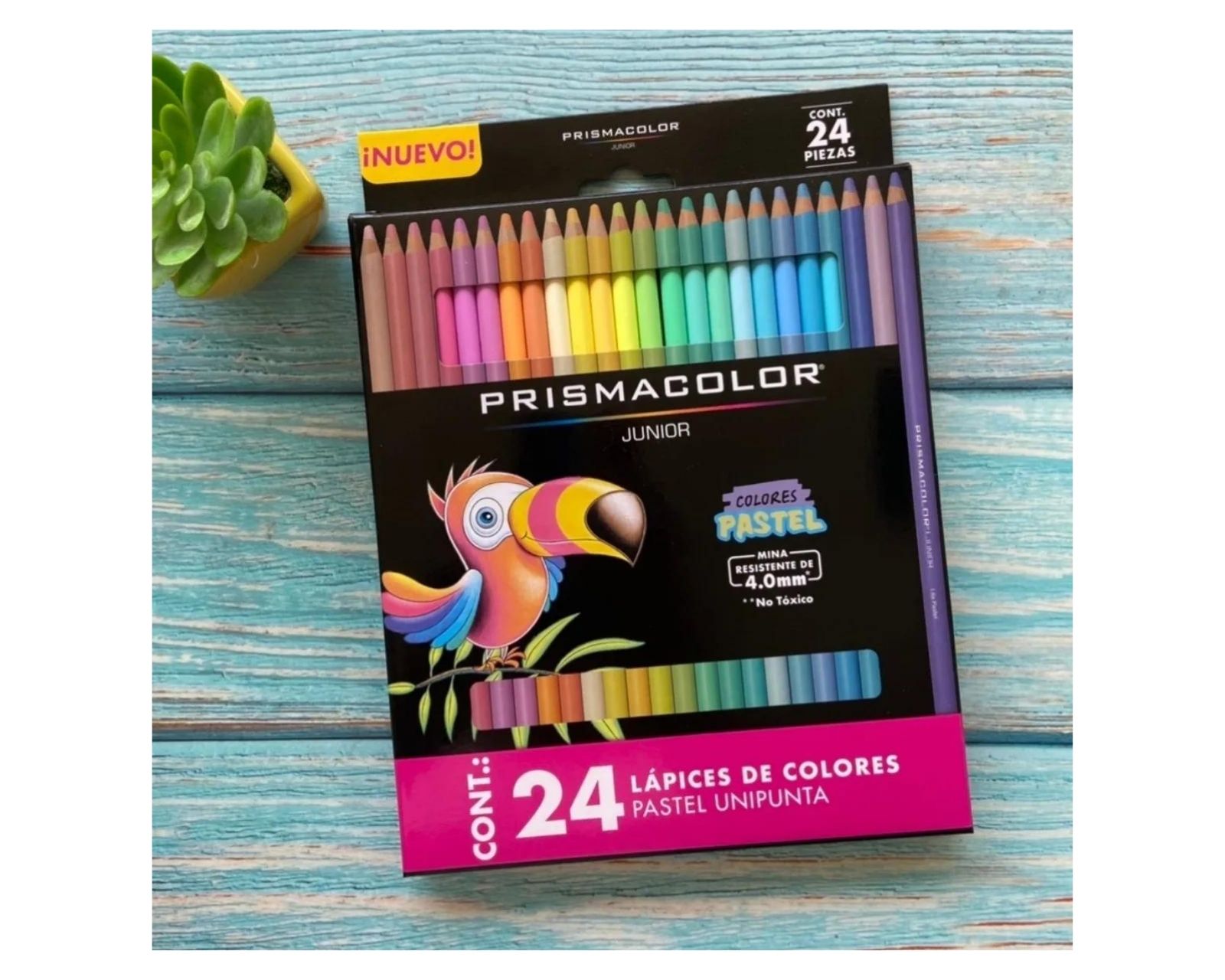 Foto 2 | Lápices De Colores Pastel Profesional Prismacolor Junior 24 Piezas