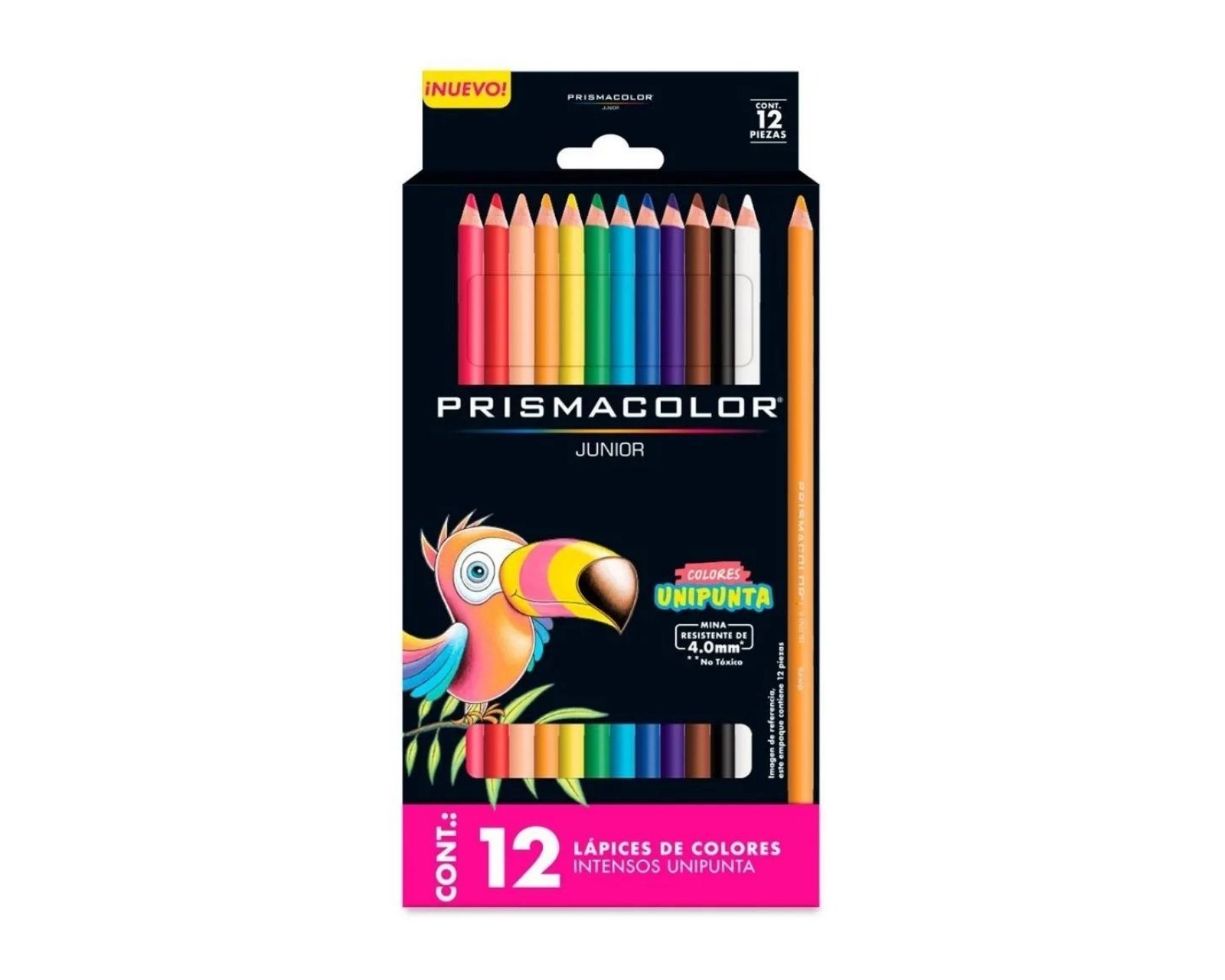 Set 12 Lápices de Color Intenso Prismacolor Junior Unipunta