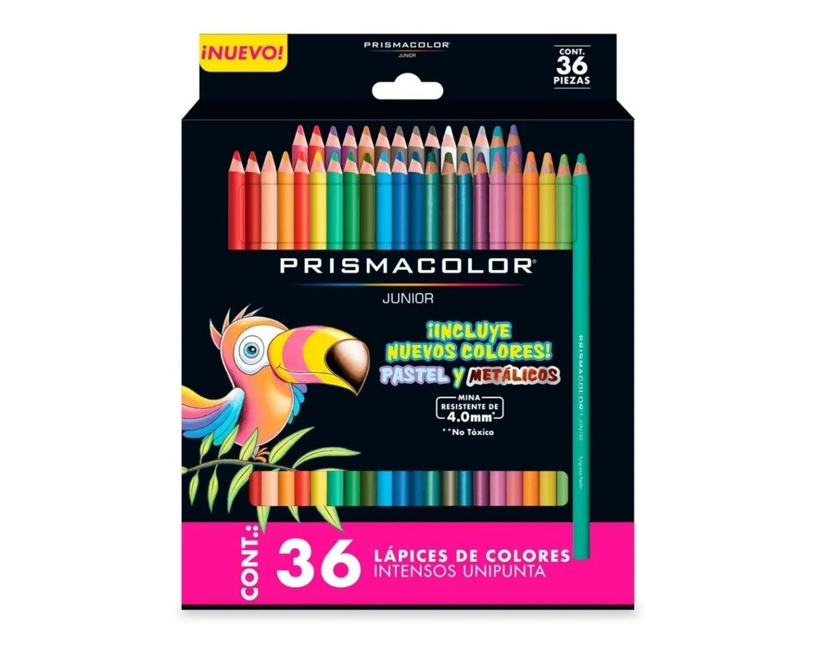 Set de 36 Lápices de Color Prismacolor Junior Colores Pastel y Metálicos Intensos