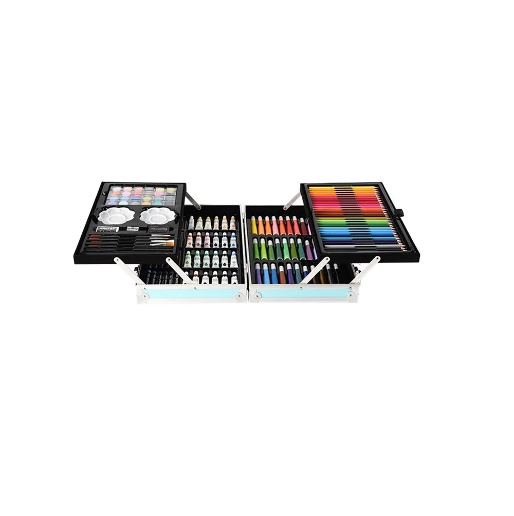 Foto 1 | Juego Lápices de Colores de Arte de Lujo Estuche de Aluminio Multicolor