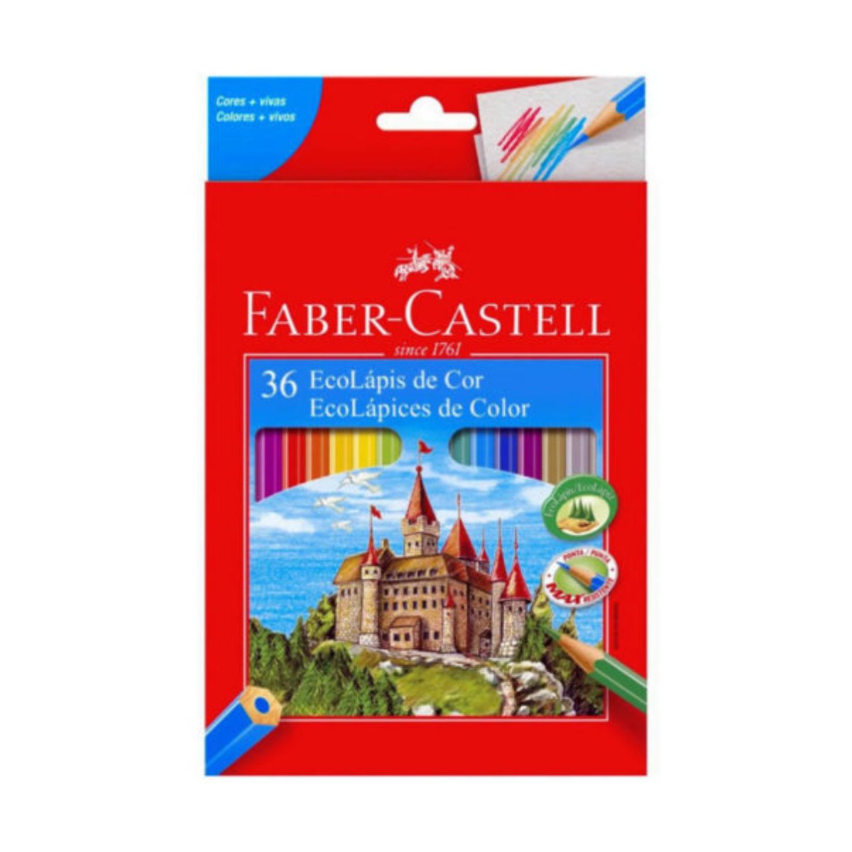 Foto 2 | Lápices De Colores Profesionales Faber Castell Hexagonales 36 Piezas