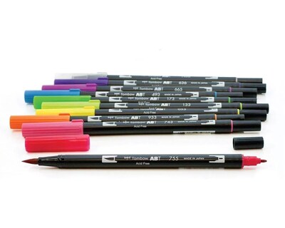 Foto 2 | Kit de 10 Bolígrafos Doble Punta para Caligrafía