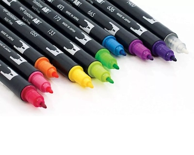 Foto 5 | Kit de 10 Bolígrafos Doble Punta para Caligrafía
