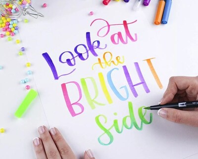 Foto 6 | Kit de 10 Bolígrafos Doble Punta para Caligrafía