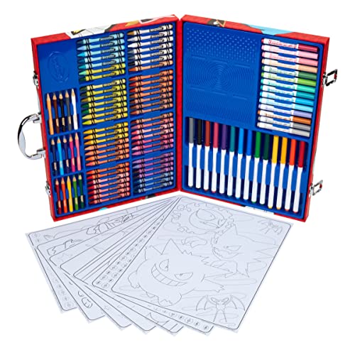 Foto 2 pulgar | Venta Internacional- Set de Arte de Colores Pokémon Crayola 115 Piezas