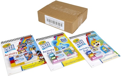 Foto 5 | Venta Internacional- 3 Pads de Colorear Crayola Baby Shark Paw Patrol y Blues Clues Regalos para Niños