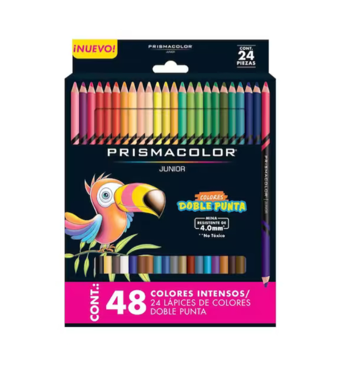 Colores Prismacolor Junior 24 Lapices Doble Punta