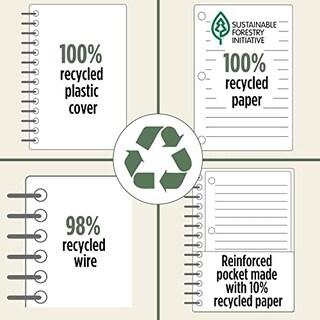 Foto 4 | Cuaderno Reciclado 5 Estrellas con App de Estudio Pack 4 Papel Rayado 100 Hojas 1 Asignatura