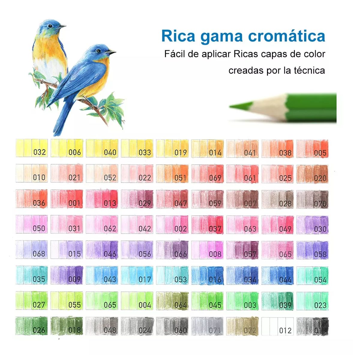 Foto 4 | Lápices de Colores Belug Profesionales/ Escolares 72 Piezas