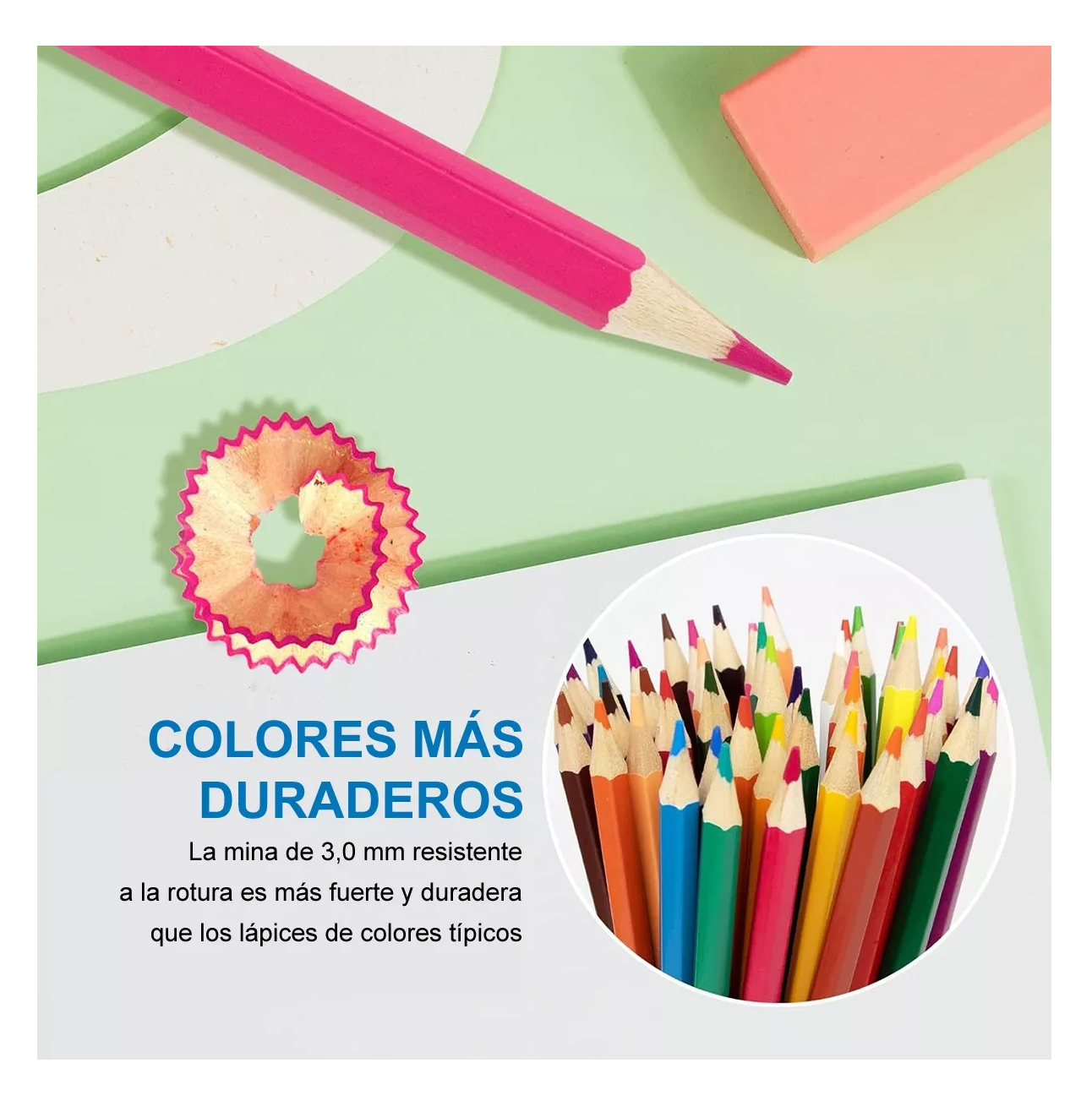 Foto 6 pulgar | Lápices de Colores Belug Profesionales/ Escolares 72 Piezas