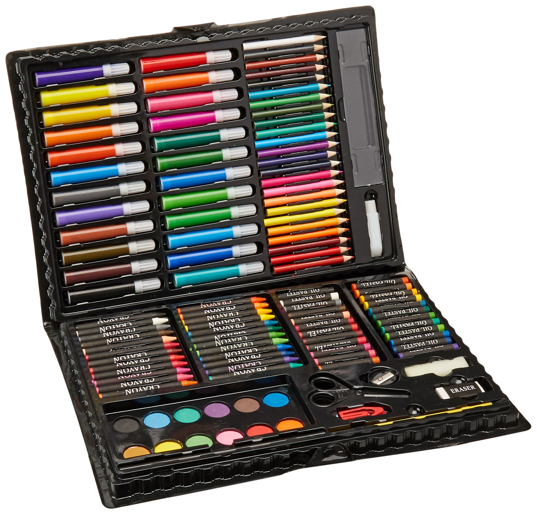 Art Set Darice Deluxe De 120 Piezas Con Funda Para Niños Y Adultos - Venta Internacional.