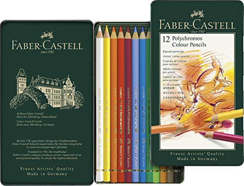 Foto 4 pulgar | Lápices De Colores Faber-castell Polychromos, Lata De 12 - Venta Internacional.