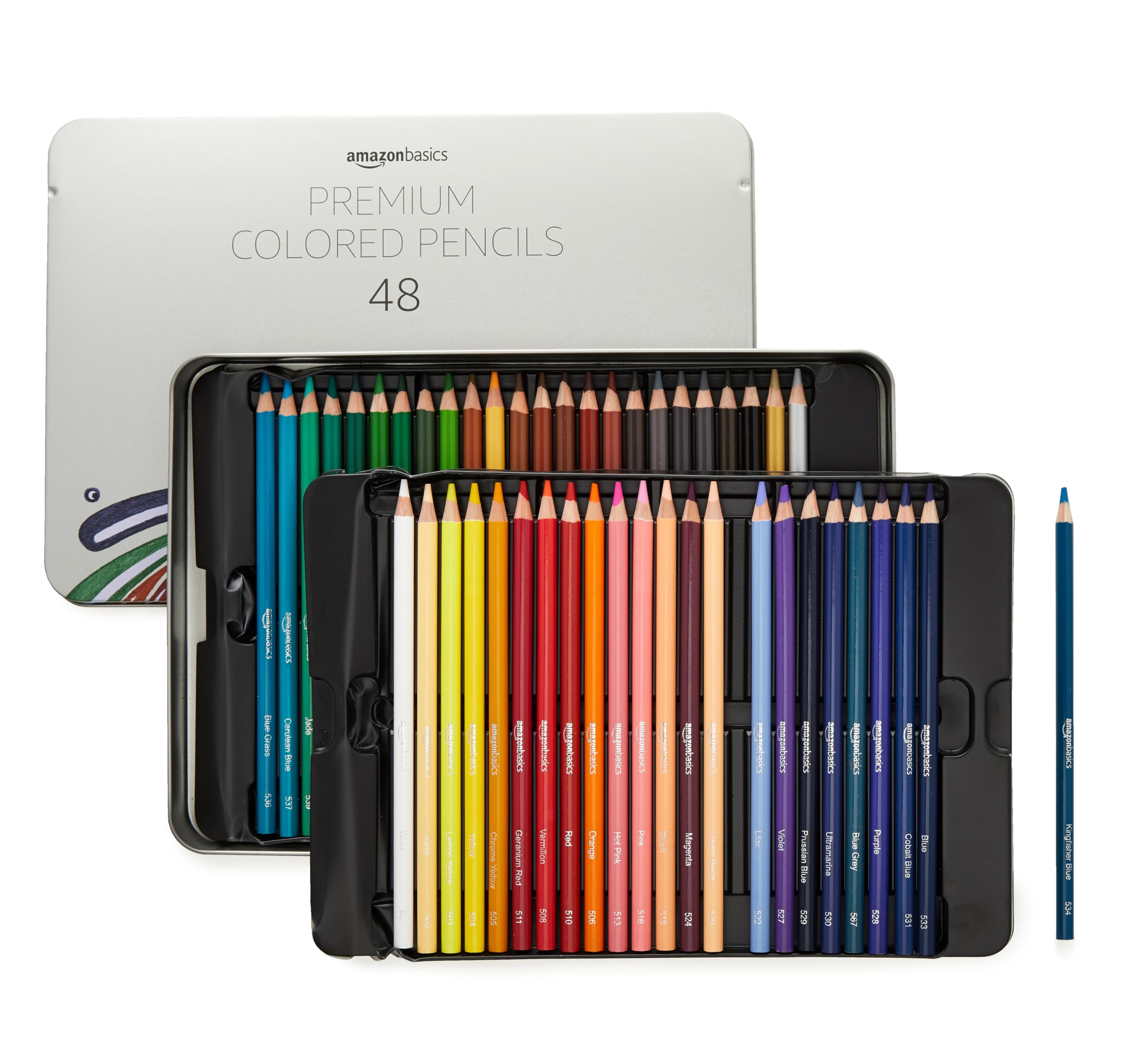 Foto 2 pulgar | Lápices de Colores Amazon Basics de 48 Piezas-Venta Internacional