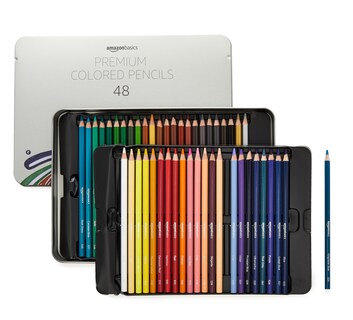 Foto 1 | Lápices de Colores Amazon Basics de 48 Piezas-Venta Internacional