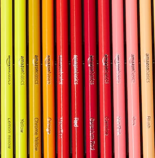 Foto 4 | Lápices de Colores Amazon Basics de 48 Piezas-Venta Internacional