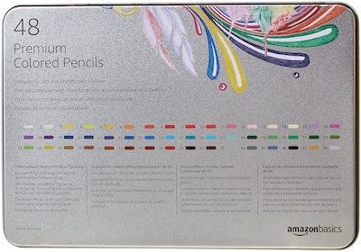 Foto 5 | Lápices de Colores Amazon Basics de 48 Piezas-Venta Internacional