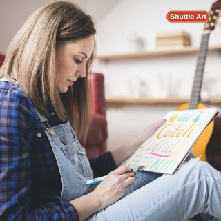 Foto 7 | Bolígrafos De Gel Con Purpurina Shuttle Art, Paquete De 160 Con 80 Recambios - Venta Internacional.