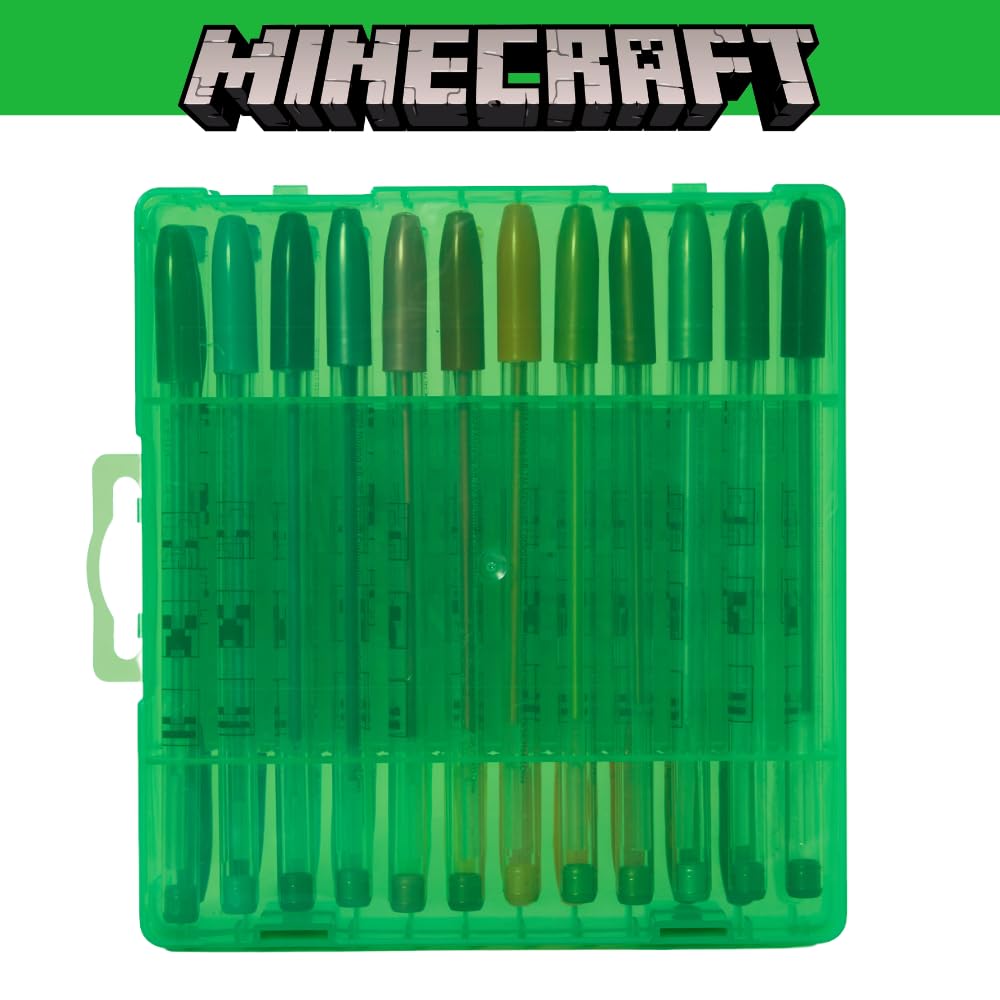Foto 8 pulgar | Juego De Bolígrafos De Gel Con Diseños Innovadores De Minecraft, Paquete De 24 Para Niños - Venta Internacional.