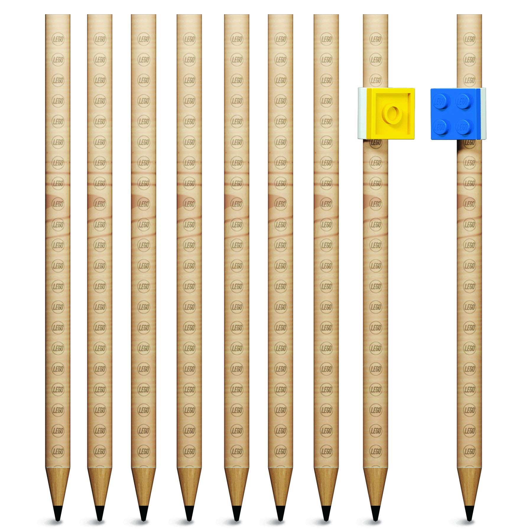 Foto 3 pulgar | Lápices De Grafito Lego Stationery, Paquete De 9 Con Tapacápices - Venta Internacional.