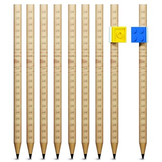 Foto 2 | Lápices De Grafito Lego Stationery, Paquete De 9 Con Tapacápices - Venta Internacional.