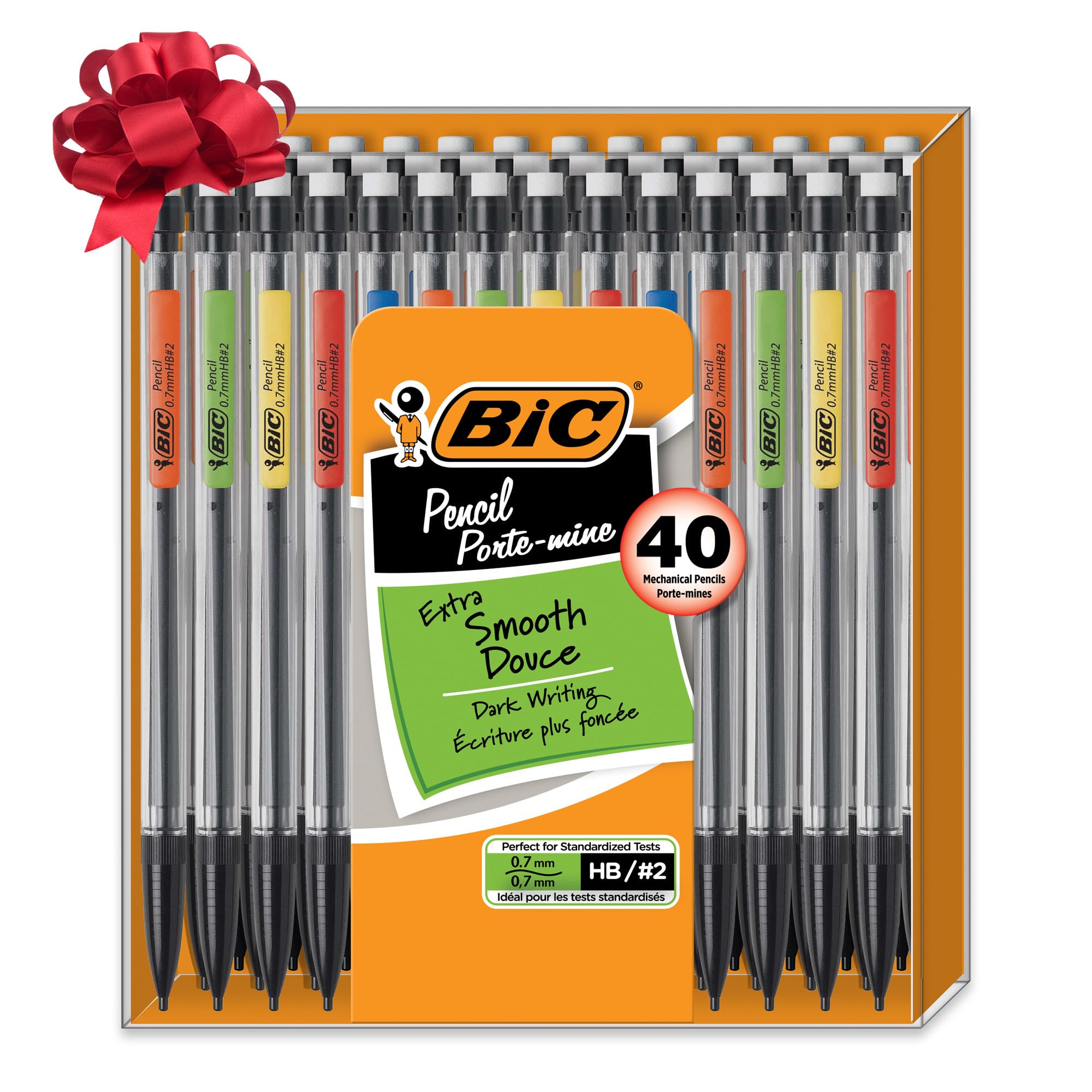 Foto 2 pulgar | Juego De 40 Lápices Mecánicos Bic Xtra Smooth De 0,7 Mm De Punta Media - Venta Internacional.