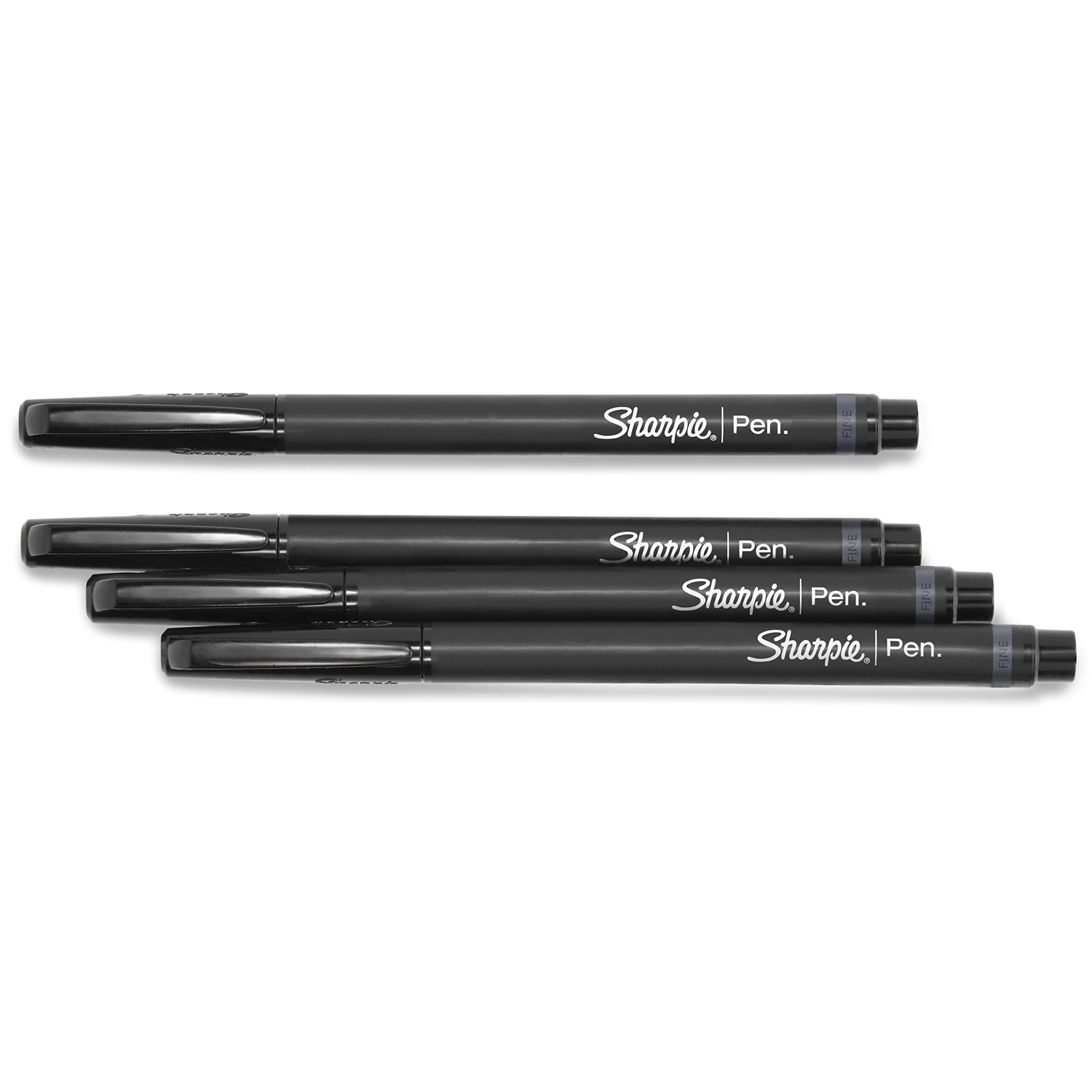 Foto 2 | Bolígrafos con Punta Fieltro Sharpie Fine Point 0,4 Mm 4 Unidades - Venta Internacional
