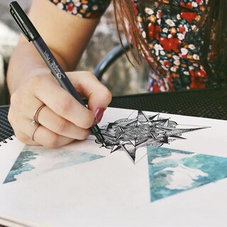 Foto 5 | Bolígrafos con Punta Fieltro Sharpie Fine Point 0,4 Mm 4 Unidades - Venta Internacional