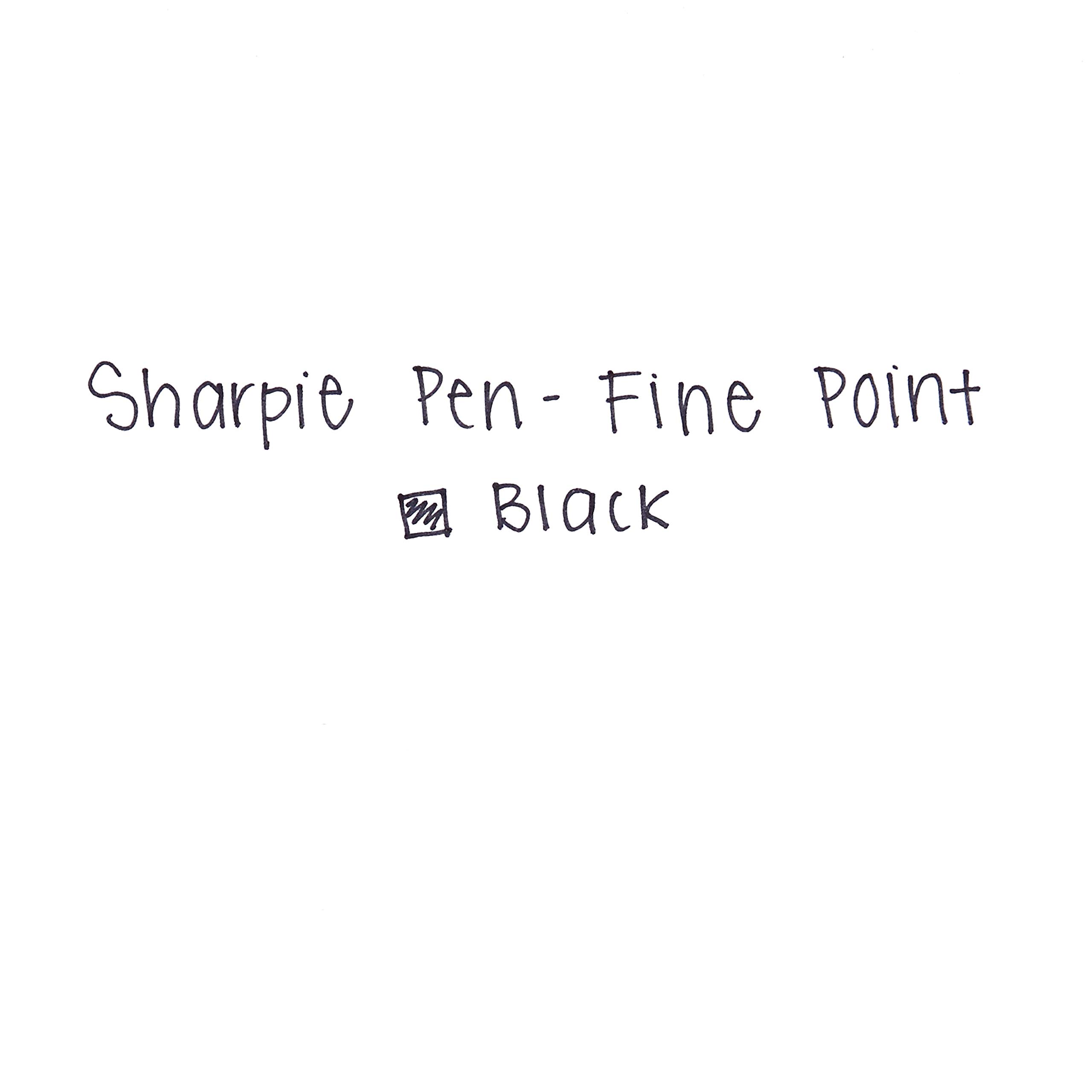 Foto 6 | Bolígrafos con Punta Fieltro Sharpie Fine Point 0,4 Mm 4 Unidades - Venta Internacional