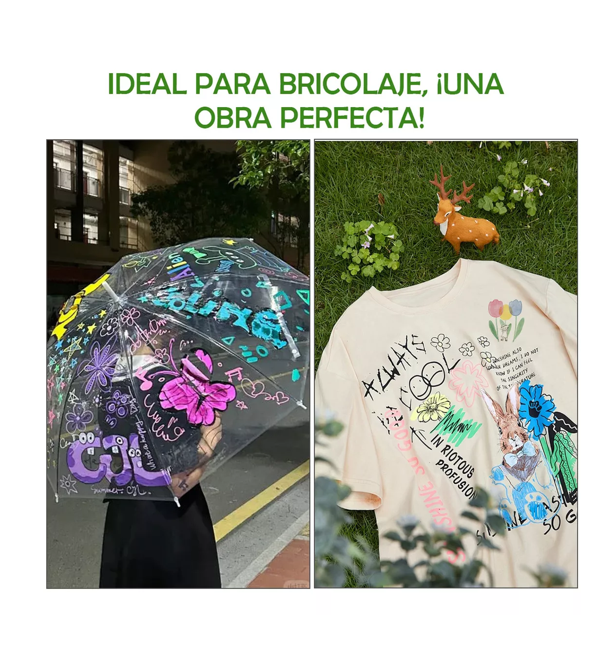 Foto 5 pulgar | Plumones De Marcador Acrílico Pincel 48 Pcs Estuche Amarillo