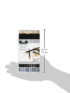 Foto 3 | Set De Lápices De Dibujo Royal & Langnickel Spen-12 Essentials - Venta Internacional.