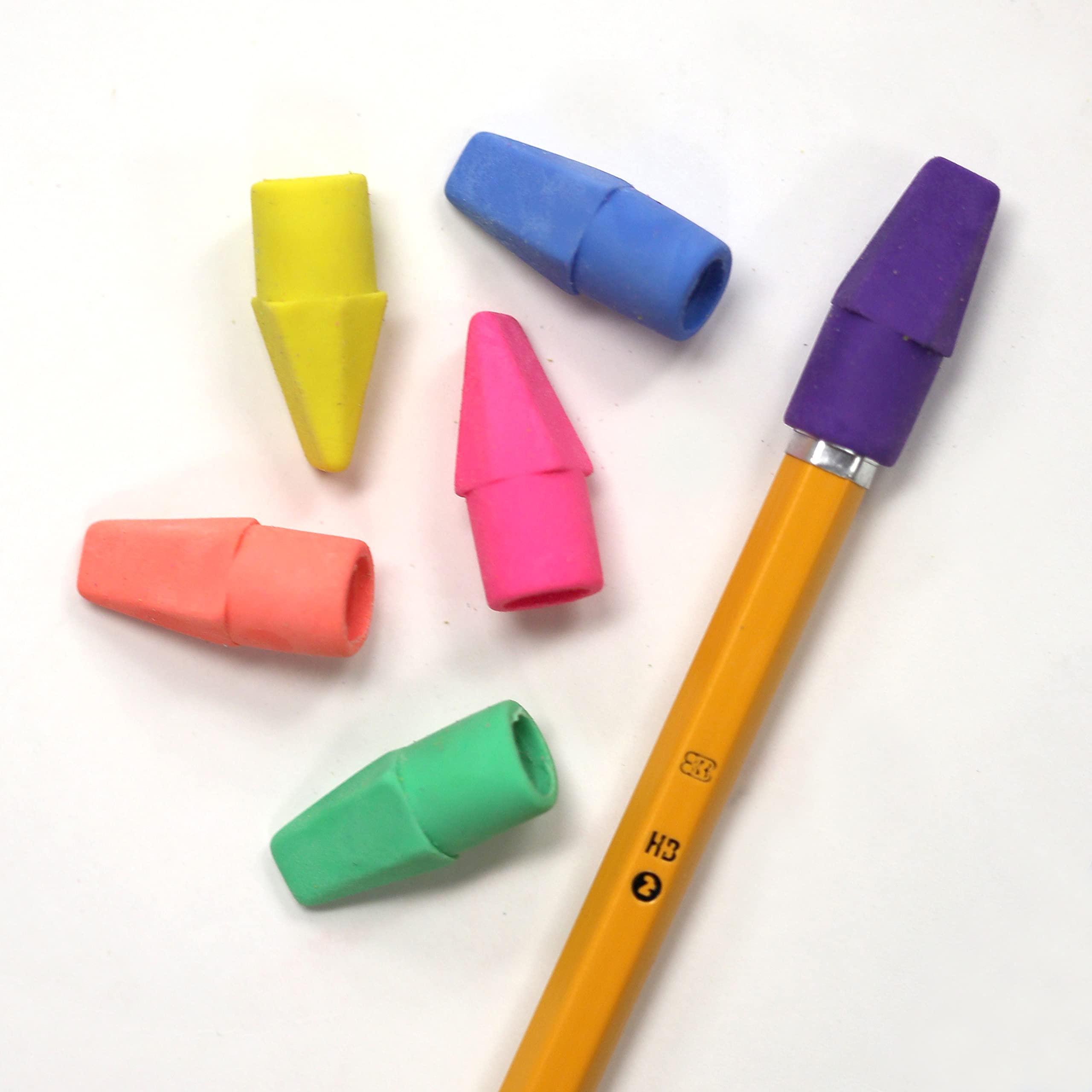 Foto 8 pulgar | Borradores Eraser Top Bazic Sin Látex En La Parte Superior De Los Lápices (paquete De 50) - Venta Internacional.