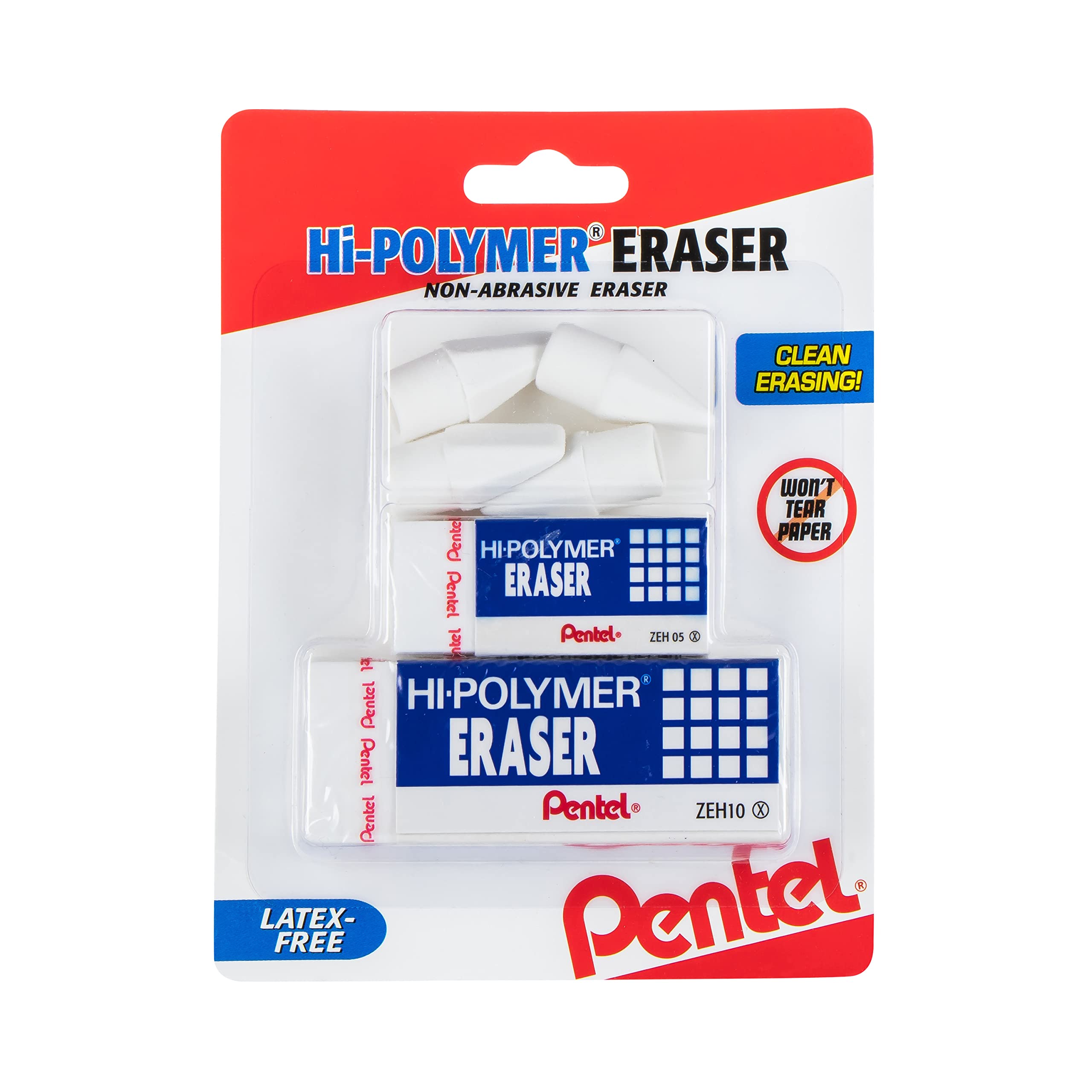 Foto 2 pulgar | Paquete Mixto Eraser Pentel Hi-polymer Con Borradores De 4 Tapas - Venta Internacional.