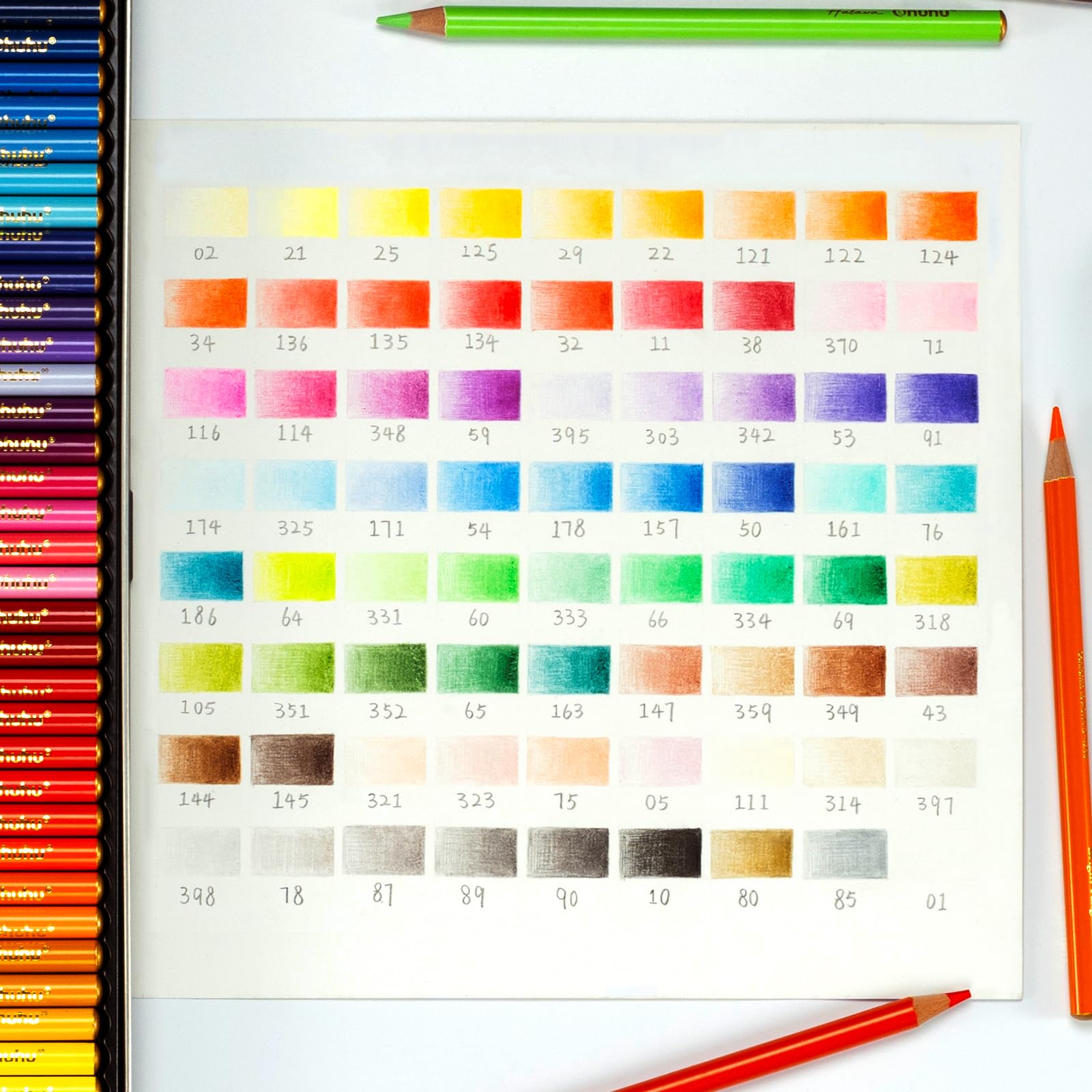 Foto 7 pulgar | Lápices De Colores Ohuhu 72 Para Dibujo A Base De Óleo Para Artista, Paquete De 72 - Venta Internacional.