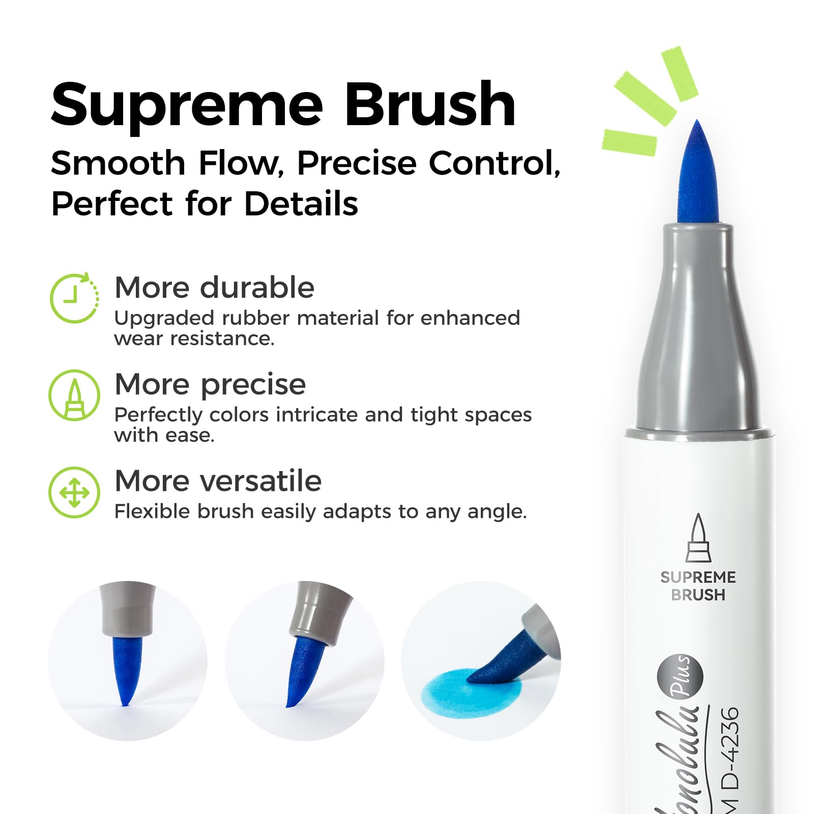 Foto 4 pulgar | Juego De Rotuladores Con Alcohol Ohuhu Supreme Brush & Chisel De 36 Colores - Venta Internacional.