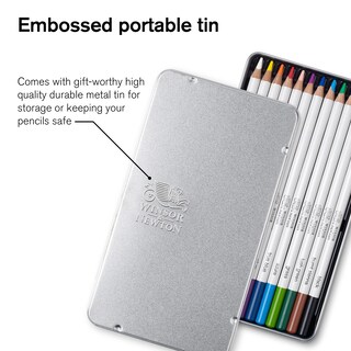 Foto 3 | Set De 12 Lápices De Acuarela Winsor & Newton Studio Collection - Venta Internacional.